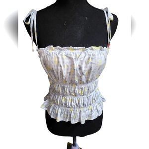 Love&Piece Ruffled tank top medium